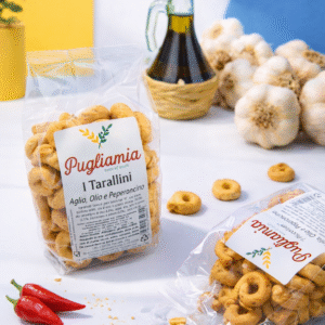 Taralli Aglio, Olio e Peperoncino nuovo formato da 200g