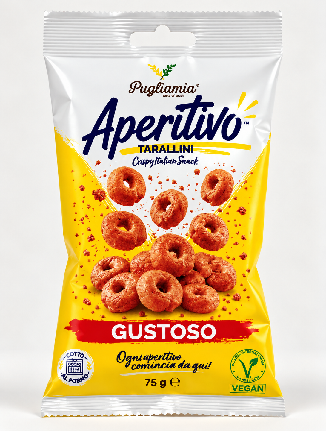 APERITIVO TARALLINI™ – GUSTOSO | Box 12 × 75 g